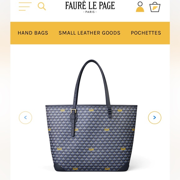 NEW FAURÉ LE PAGE Daily Battle Tote 37 in Paris Blue - Picture 4 of 17